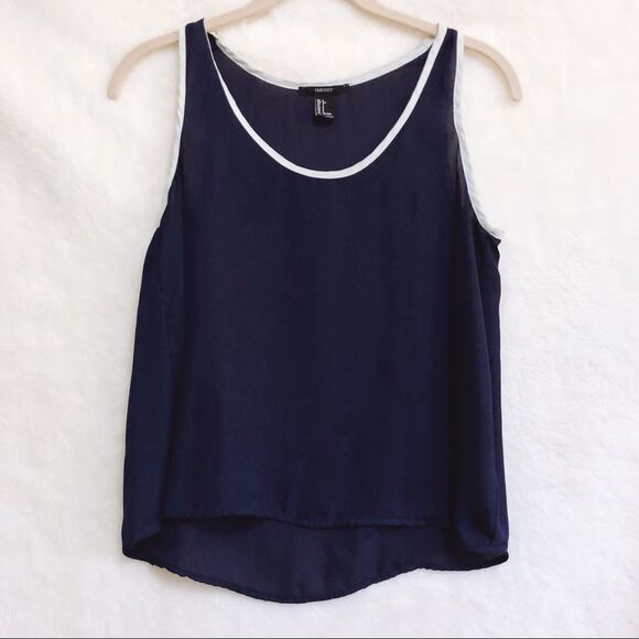 Forever 21 Blue White Tank Top - Picture 8 of 8